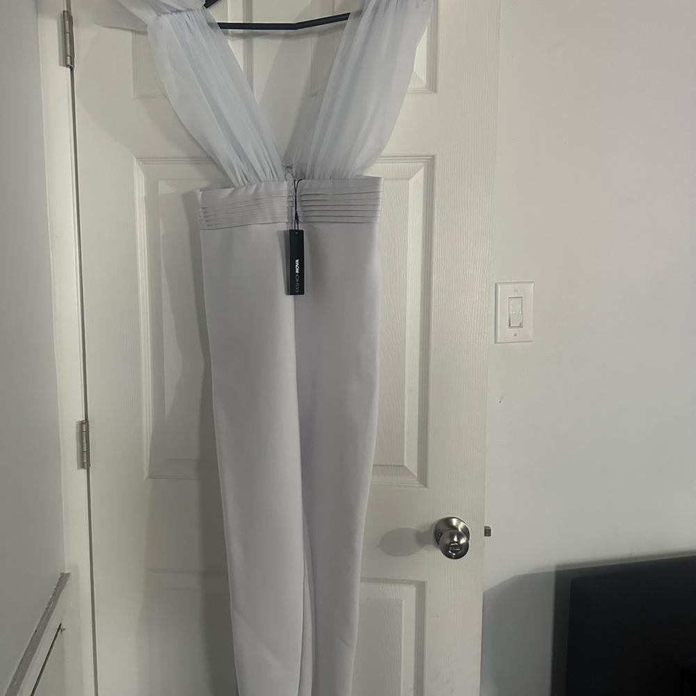 Fashion Nova White Jumpsuit